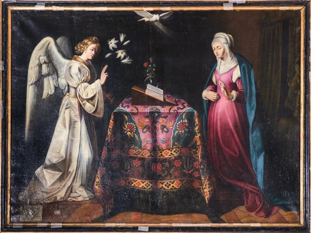 Tableau de Finson, l'Annonciation