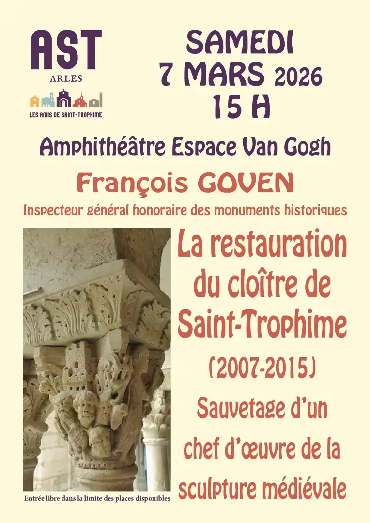 Affiche de la conférence de François Goven