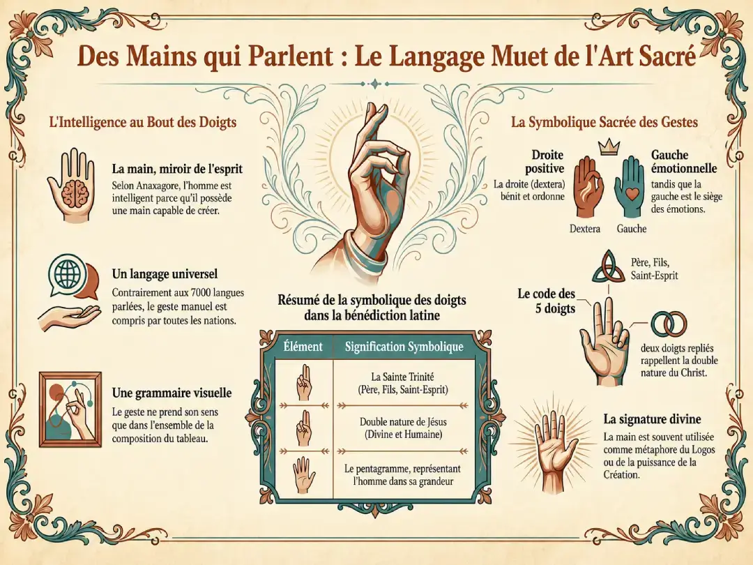 Image représentant la symbolique des gestes des mains